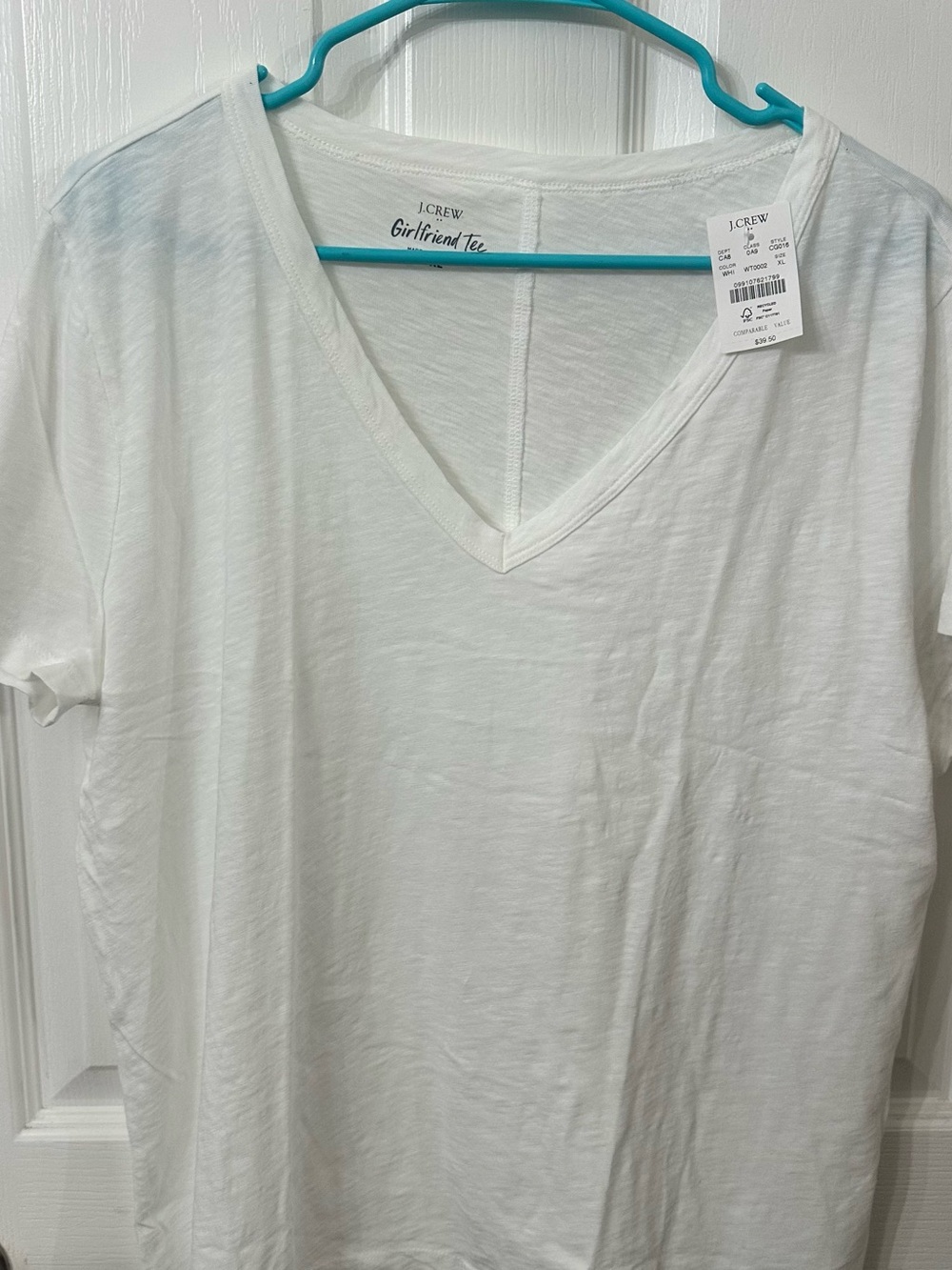 J Crew Girlfriend Tee, XL NWT